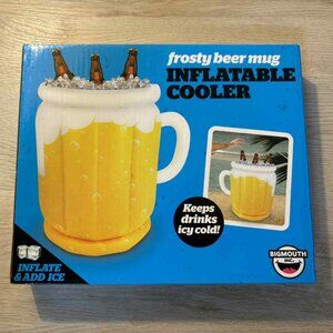 Brand New in Box, Frosty Beer Mug Inflatable Beer Cooler Size 18H X 12W